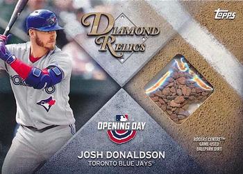 2018 Topps Opening Day - Diamond Relics #DR-JD Josh Donaldson Front