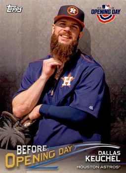 2018 Topps Opening Day - Before Opening Day #BOD-DK Dallas Keuchel Front