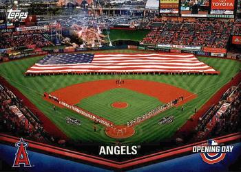 2018 Topps Opening Day - Opening Day #ODB-A Los Angeles Angels Front