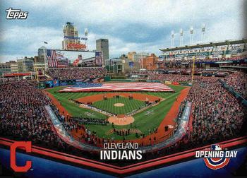 2018 Topps Opening Day - Opening Day #ODB-CI Cleveland Indians Front
