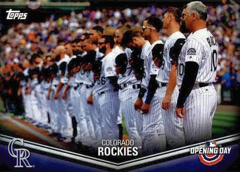 2018 Topps Opening Day - Opening Day #ODB-COR Colorado Rockies Front