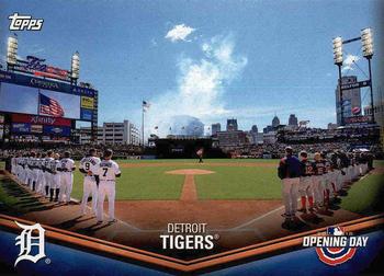 2018 Topps Opening Day - Opening Day #ODB-DT Detroit Tigers Front