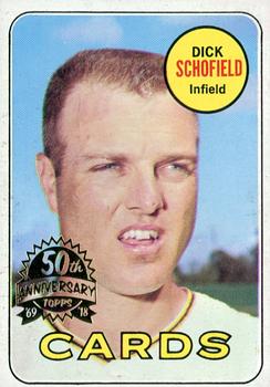 2018 Topps Heritage - 50th Anniversary Buybacks #18 Dick Schofield Front
