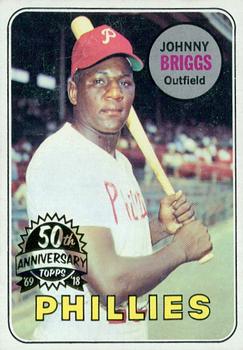2018 Topps Heritage - 50th Anniversary Buybacks #73 Johnny Briggs Front