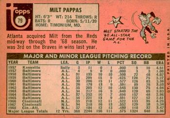 2018 Topps Heritage - 50th Anniversary Buybacks #79 Milt Pappas Back