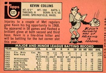 2018 Topps Heritage - 50th Anniversary Buybacks #127 Kevin Collins Back