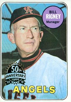 2018 Topps Heritage - 50th Anniversary Buybacks #182 Bill Rigney Front