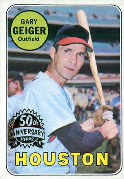 2018 Topps Heritage - 50th Anniversary Buybacks #278 Gary Geiger Front