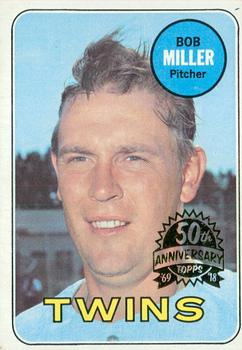 2018 Topps Heritage - 50th Anniversary Buybacks #403 Bob Miller Front