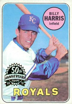 2018 Topps Heritage - 50th Anniversary Buybacks #569 Billy Harris Front