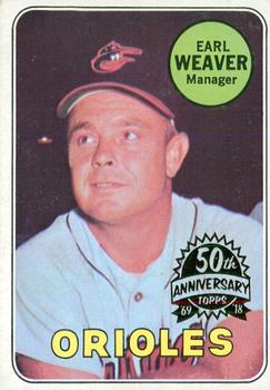 2018 Topps Heritage - 50th Anniversary Buybacks #516 Earl Weaver Front