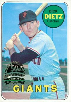 2018 Topps Heritage - 50th Anniversary Buybacks #293 Dick Dietz Front