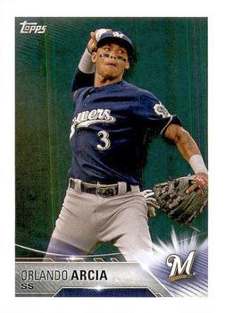 2018 Topps Stickers #181 Orlando Arcia Front