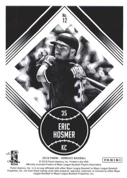 2018 Donruss - Career Stat Line #12 Eric Hosmer Back