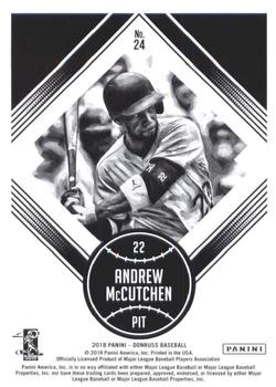 2018 Donruss - Career Stat Line #24 Andrew McCutchen Back