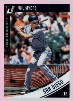 2018 Donruss - Game Day Stat Line #116 Wil Myers Front
