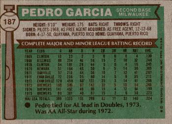 2015 Topps - Topps Originals Buybacks 1976 #187 Pedro Garcia Back