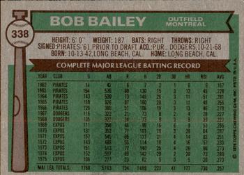 2015 Topps - Topps Originals Buybacks 1976 #338 Bob Bailey Back