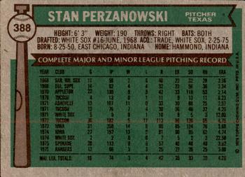2015 Topps - Topps Originals Buybacks 1976 #388 Stan Perzanowski Back