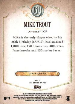 2018 Topps Gypsy Queen - Green #1 Mike Trout Back