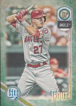 2018 Topps Gypsy Queen - Green #1 Mike Trout Front