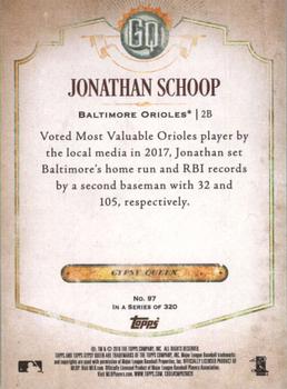 2018 Topps Gypsy Queen - Green #97 Jonathan Schoop Back