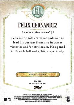 2018 Topps Gypsy Queen - Missing Team Name #122 Felix Hernandez Back