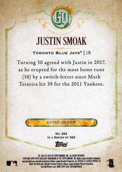 2018 Topps Gypsy Queen - Missing Team Name #262 Justin Smoak Back