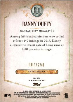 2018 Topps Gypsy Queen - Indigo #172 Danny Duffy Back
