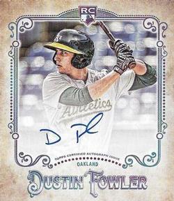 2018 Topps Gypsy Queen - Mini Rookie Autographs #GQRA-DF Dustin Fowler Front