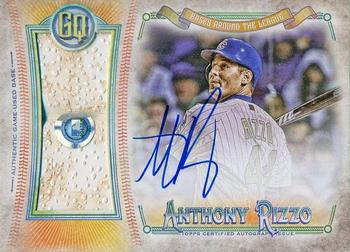 2018 Topps Gypsy Queen - Bases Around the League Autograph Relics #BAL-AR Anthony Rizzo Front