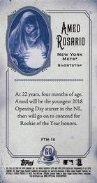 2018 Topps Gypsy Queen - Fortune Tellers Minis #FTM-16 Amed Rosario Back