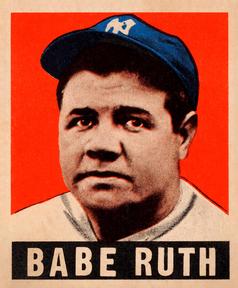 1948-49 Leaf #3 Babe Ruth Front