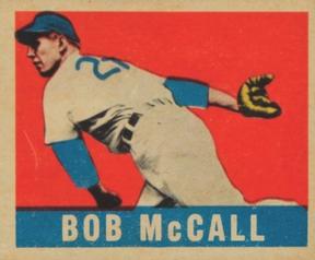 1948-49 Leaf #57 Bob McCall Front