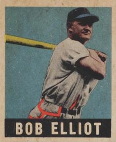 1948-49 Leaf #65 Bob Elliott Front