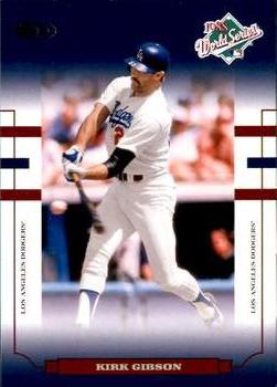2004 Donruss World Series - Blue #WS-58 Kirk Gibson Front