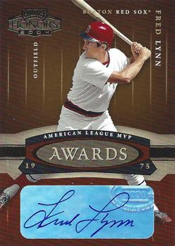 2004 Playoff Honors - Awards Signature #A-2 Fred Lynn Front