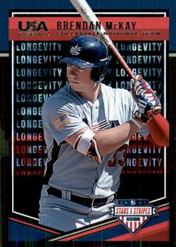 2018 Panini USA Baseball Stars & Stripes - Longevity #91 Brendan McKay Front