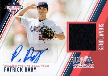 2018 Panini USA Baseball Stars & Stripes - Stars and Stripes Signatures #17 Patrick Raby Front