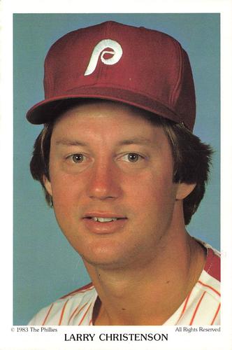 1983 Tastykake Philadelphia Phillies #NNO Larry Christenson Front