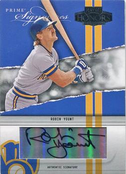 2004 Playoff Honors - Prime Signature Autograph #PS-29 Robin Yount Front