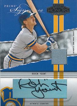2004 Playoff Honors - Prime Signature Autograph Jersey #PS-29 Robin Yount Front