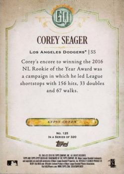 2018 Topps Gypsy Queen - GQ Logo Swap #125 Corey Seager Back