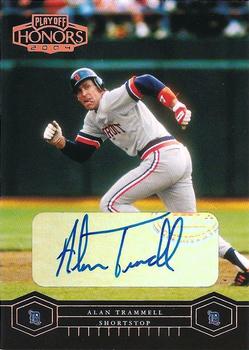 2004 Playoff Honors - Signature Bronze #74 Alan Trammell Front