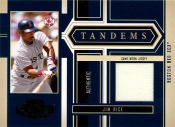 2004 Playoff Honors - Tandem Material #T-17 Jim Rice / Fred Lynn Front