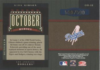 2004 Donruss World Series - October Heroes #OH-11 Kirk Gibson Back