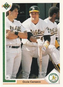 1991 Upper Deck #146 Ozzie Canseco Front
