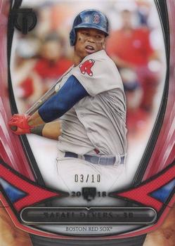 2018 Topps Tribute - 2018 Rookies Red #18R-1 Rafael Devers Front