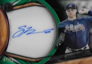 2018 Topps Tribute - Autographs Green #TA-SNE Sean Newcomb Front