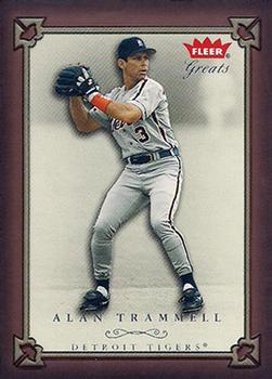 2004 Fleer Greats of the Game #34 Alan Trammell Front